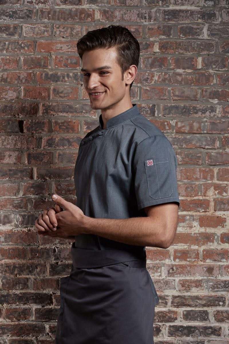 Unisex Chef Jackets With Chinese Buttons (CU1107D)