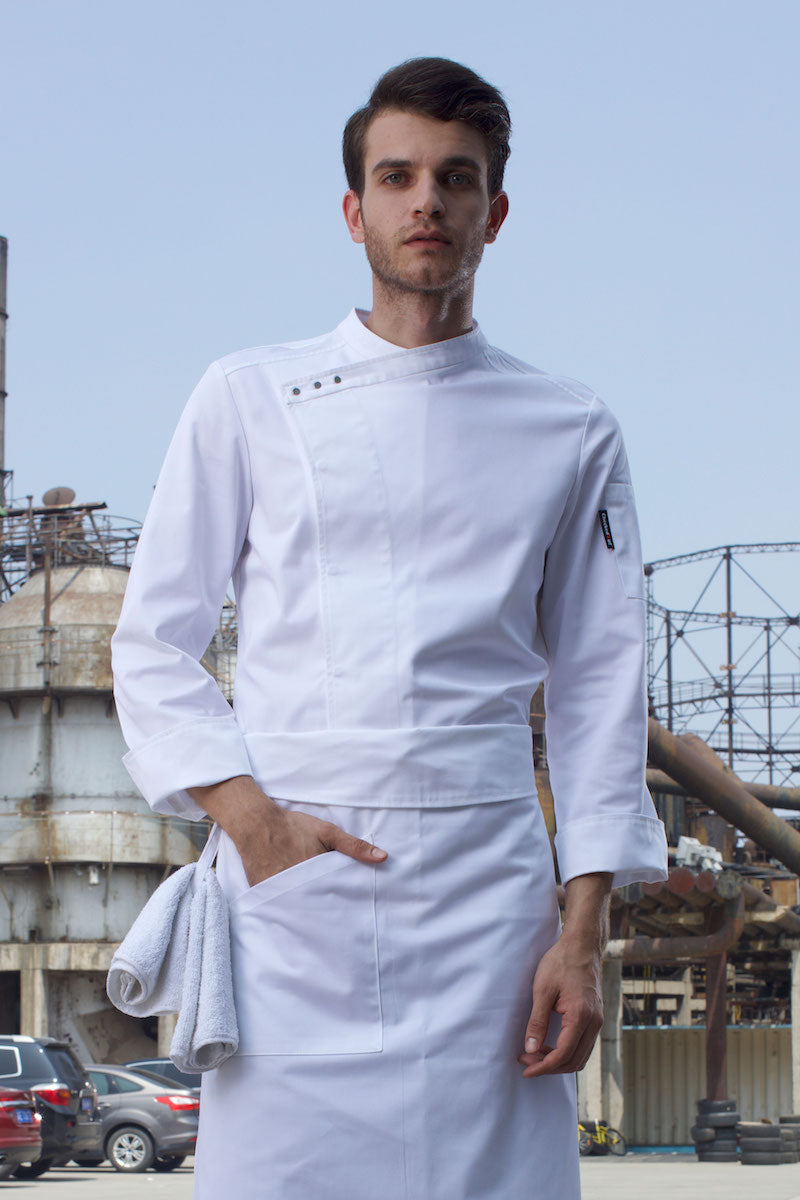 Unisex Stylish Long Sleeve Chef Jackets (U151C)