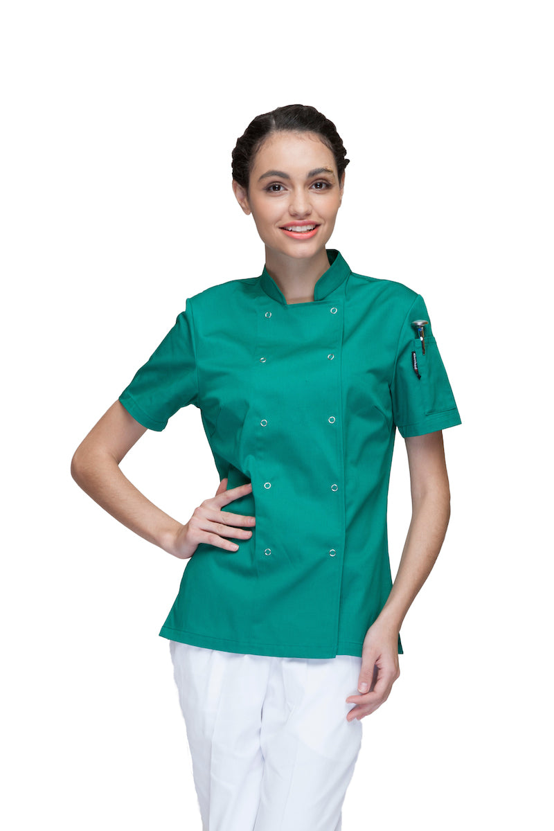 Women's Fitted Chef Coats (W104D)