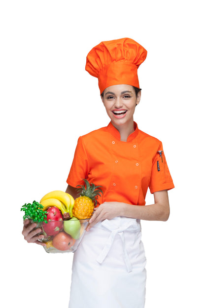 Women's Fitted Chef Coats (W104D)