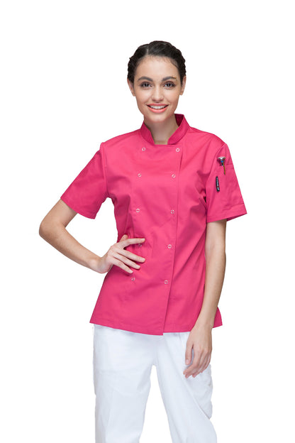 Women's Fitted Chef Coats (W104D)