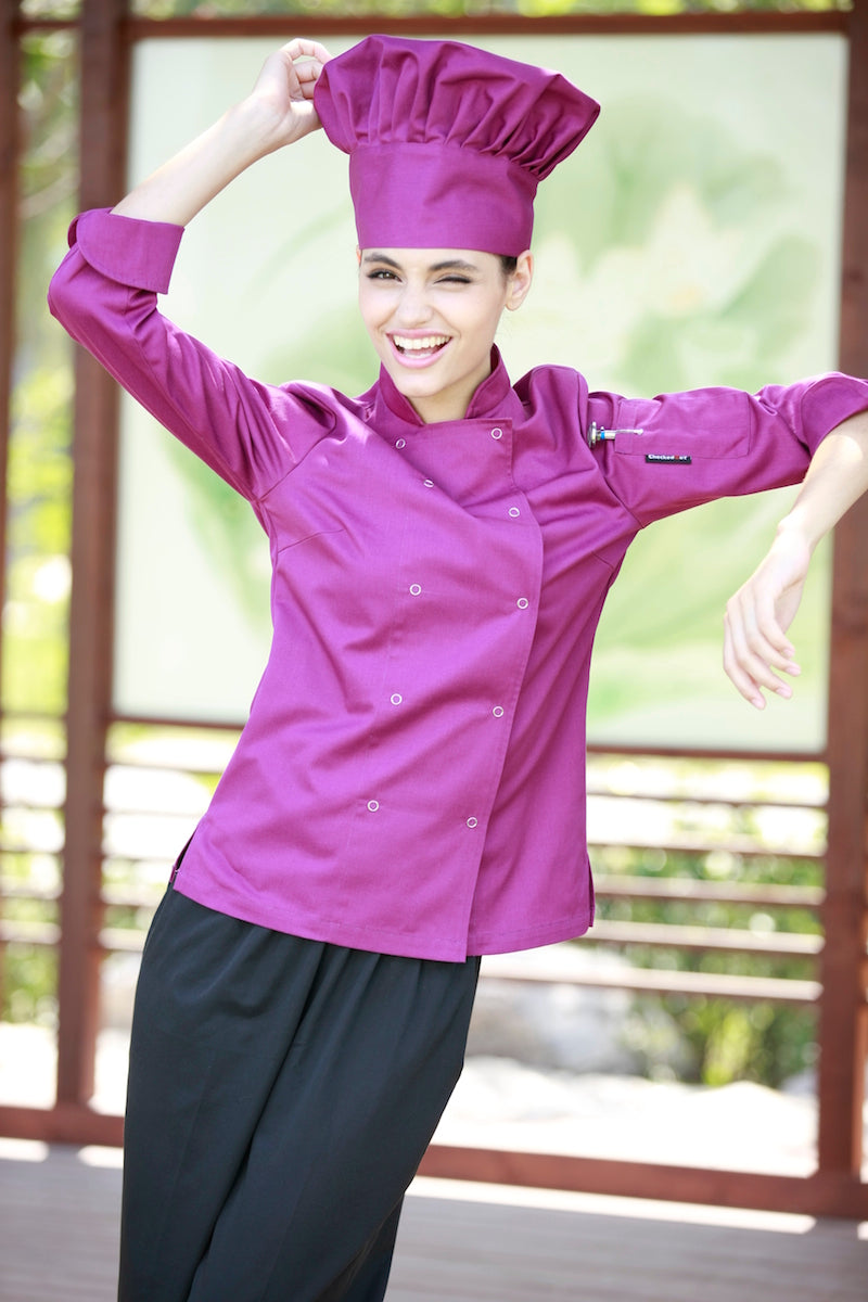 Women's Fitted Chef Coats (W104C)