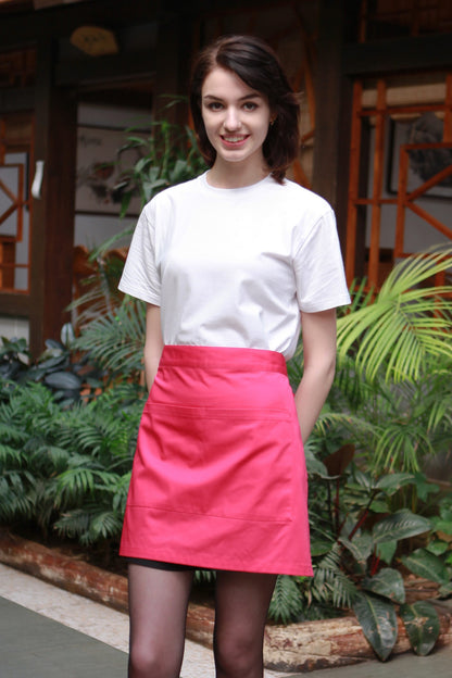 Unisex Solid Color Short Aprons (U301S)