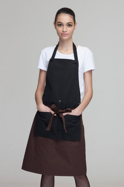 Unisex Two Piece Bib and Waist Apron (U328S)