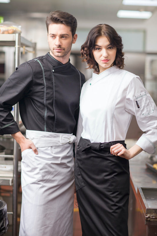 Trendy Long Sleeve Chef Jackets (U122C)