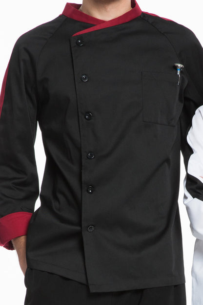 Unisex Long Sleeve With Stripe Chef Uniform (MU114C)