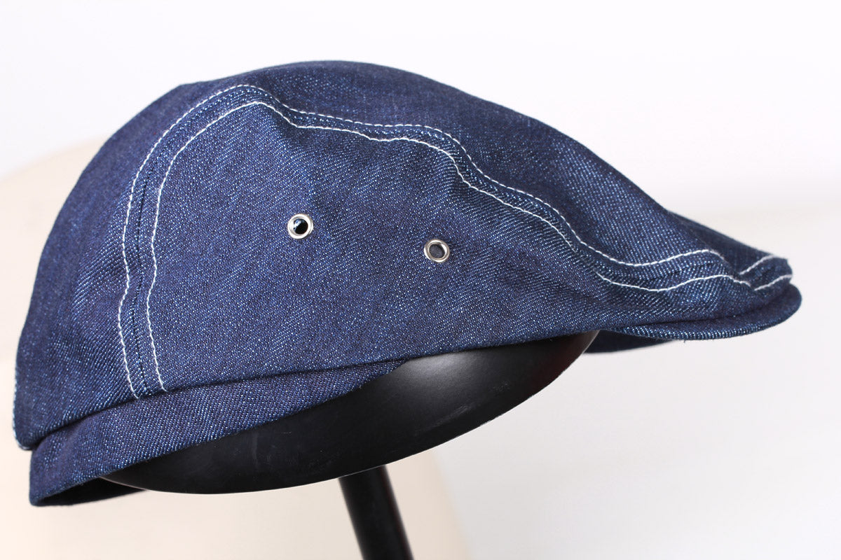 Denim Fabric Flat Chef Hat (U408S)