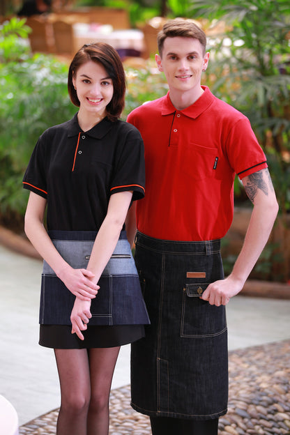 Unisex Polo T-Shirts With Contrast Colors (U1150D)