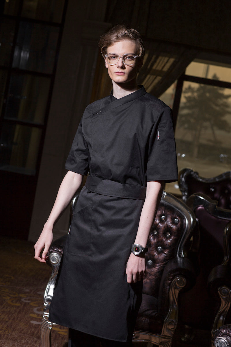 Unisex Stylish 3/4 Sleeve Chef Jacket (U158Z)