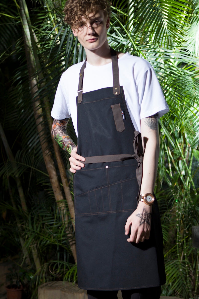 Unisex Canvas Bib Aprons (U3064D/U3064C)