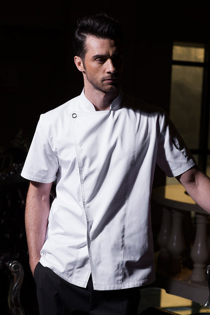 Unisex Chef Coats With Hidden Buttons (U168D)