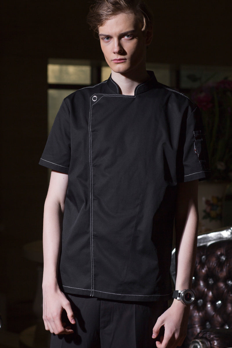 Unisex Chef Coats With Hidden Buttons (U168D)