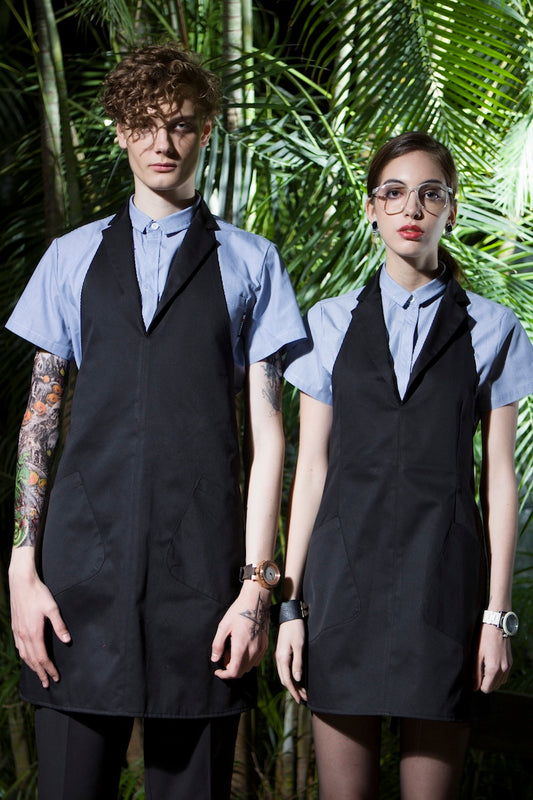 Formal Collar Bib Aprons (M3063S/W3063S)