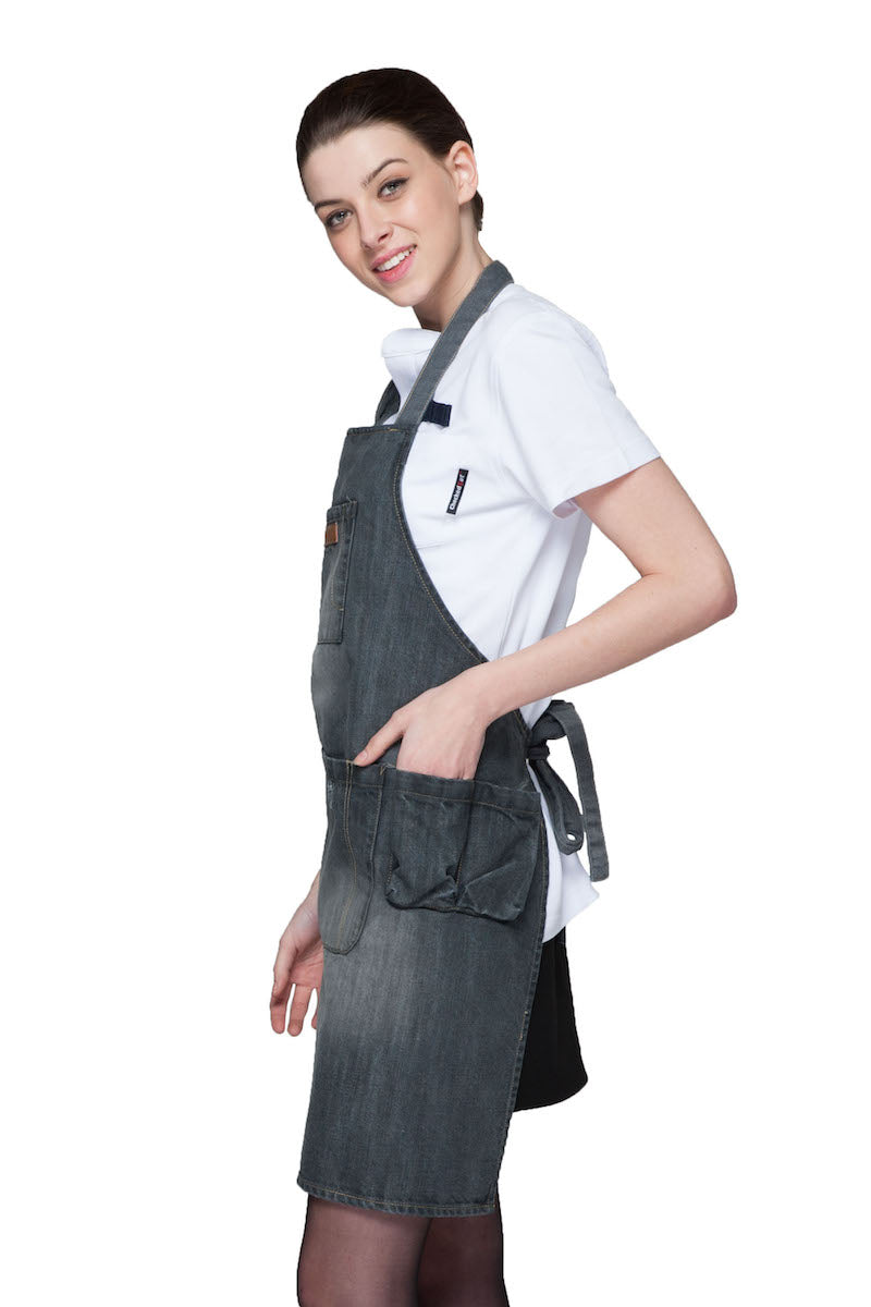 Unisex Faded Denim Aprons (U3039S)