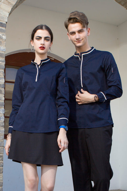 Pullover Shirts With Plaited Design (M191C/W191C)