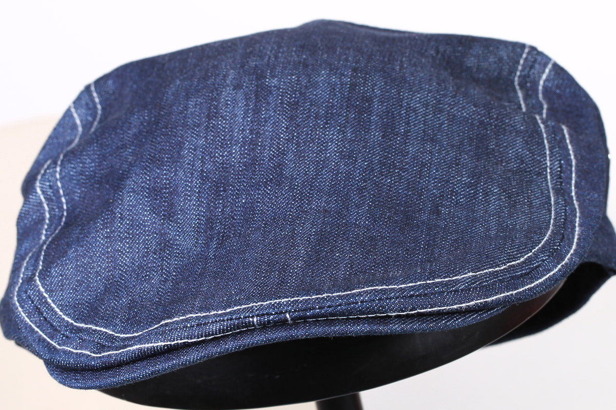 Denim Fabric Flat Chef Hat (U408S)