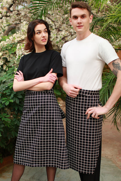 Unisex Printed Knee Length Apron (U302S)