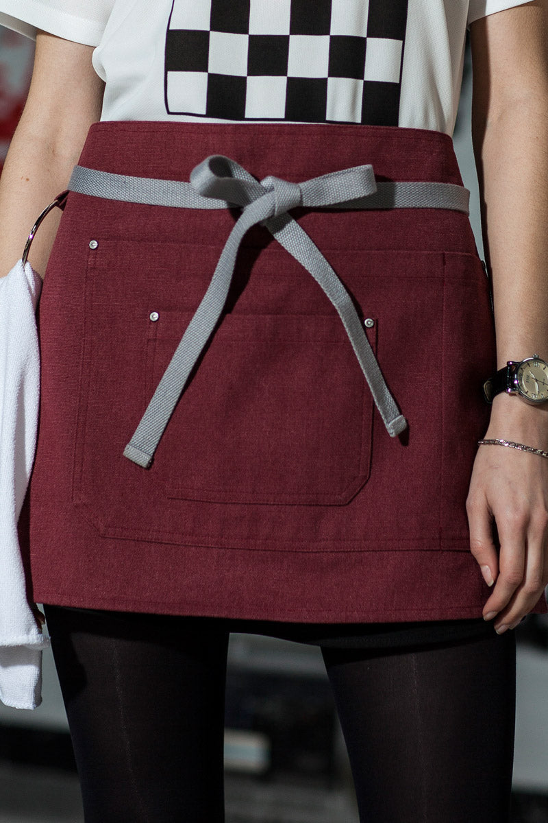 Unisex Canvas Waist Apron with Pockets (CU378S)