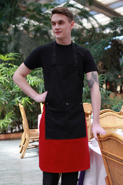 Unisex Two Piece Bib and Waist Apron (U328S)