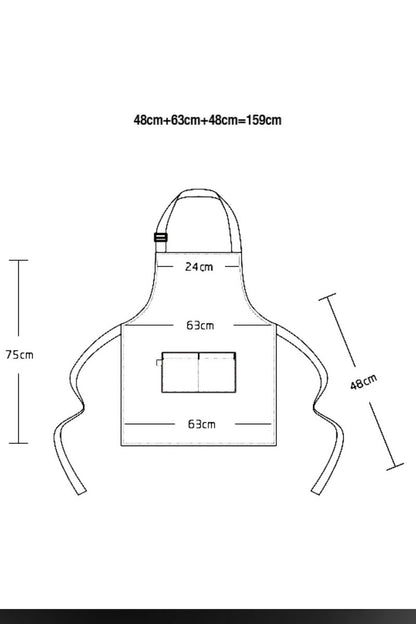 Unisex Canvas Bib Aprons (MU377S)