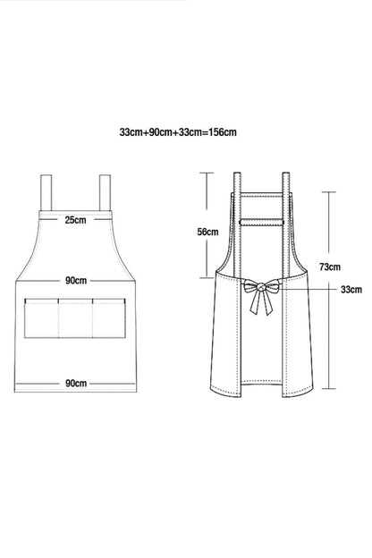 Unisex Trendy H Aprons (MU390S)