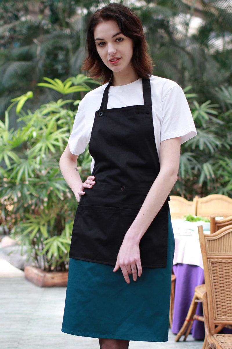 Unisex Two Piece Bib and Waist Apron (U328S)