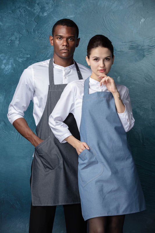 One Side Pocket Demin Apron ( CU381S )