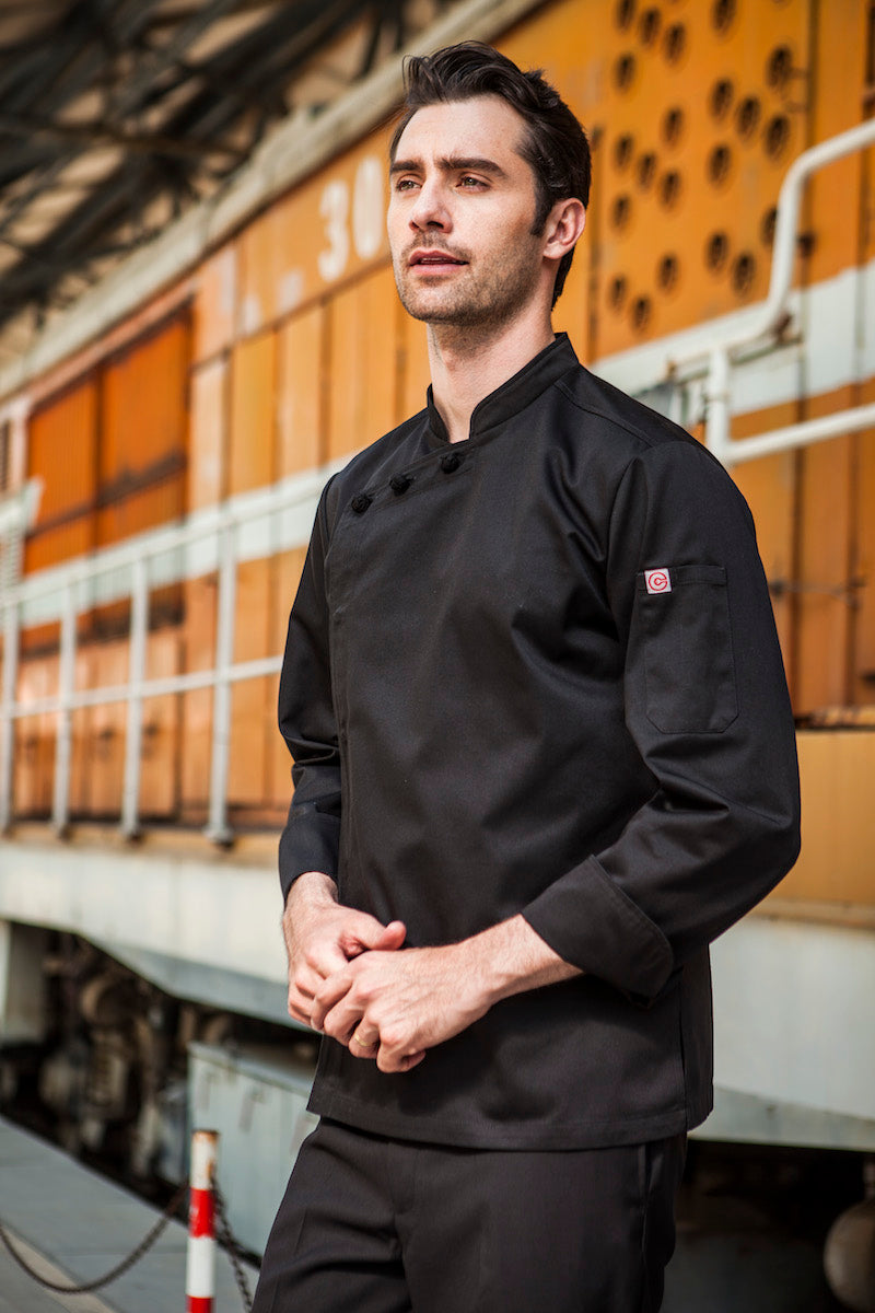 Unisex Chef Jackets With Chinese Buttons (CU1107C)