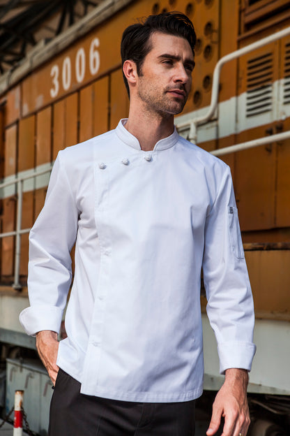 Unisex Chef Jackets With Chinese Buttons (CU1107C)