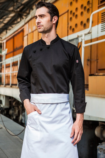 Unisex Chef Jackets With Chinese Buttons (CU1107C)